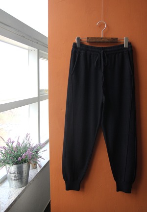 니트조거-pants(블랙)